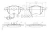 BOSCH 0 986 TB2 213 Brake Pad Set, disc brake